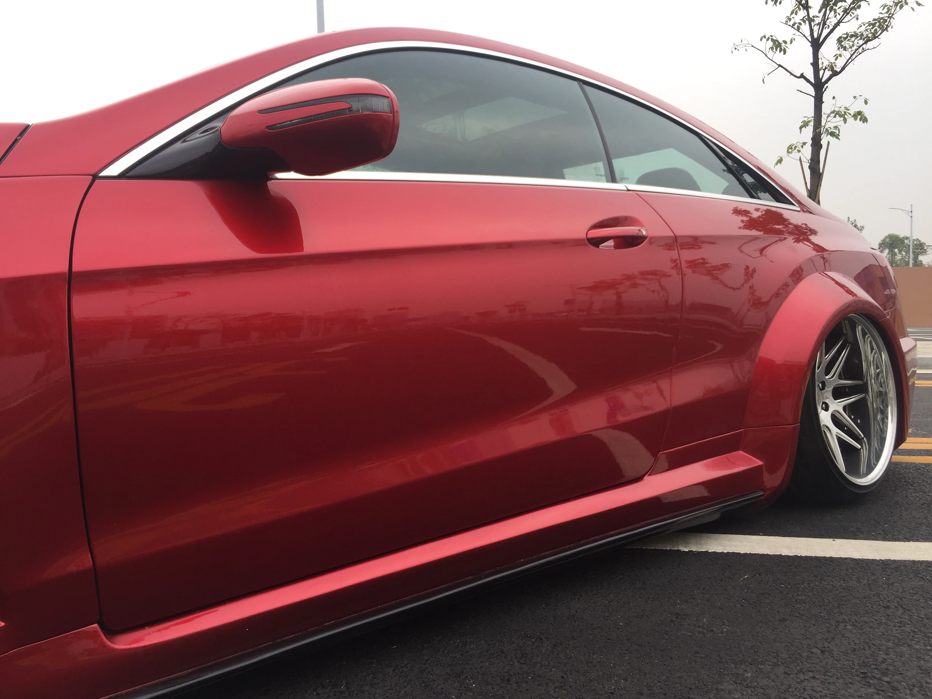Wide Body Kit For W207 E Coupe Wide Body Frp Material Perfect Fitment