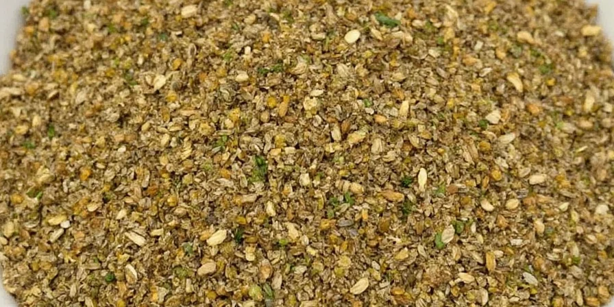 Well-stocked spice rack featuring coriander among other classic spices