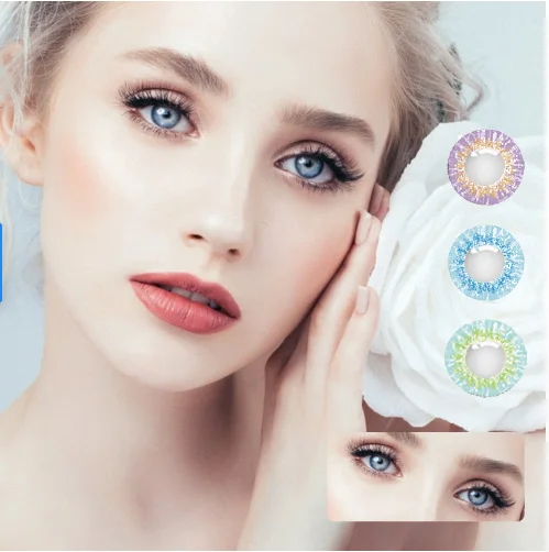 

Eyesight Soft Colored Contact Lens Single Daily Yearly Color Contact Lenses