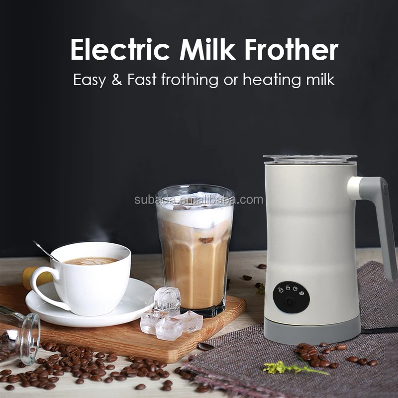 4in1 Electric Milk Frother Machine For Coffee Latte Cappuccino Hot