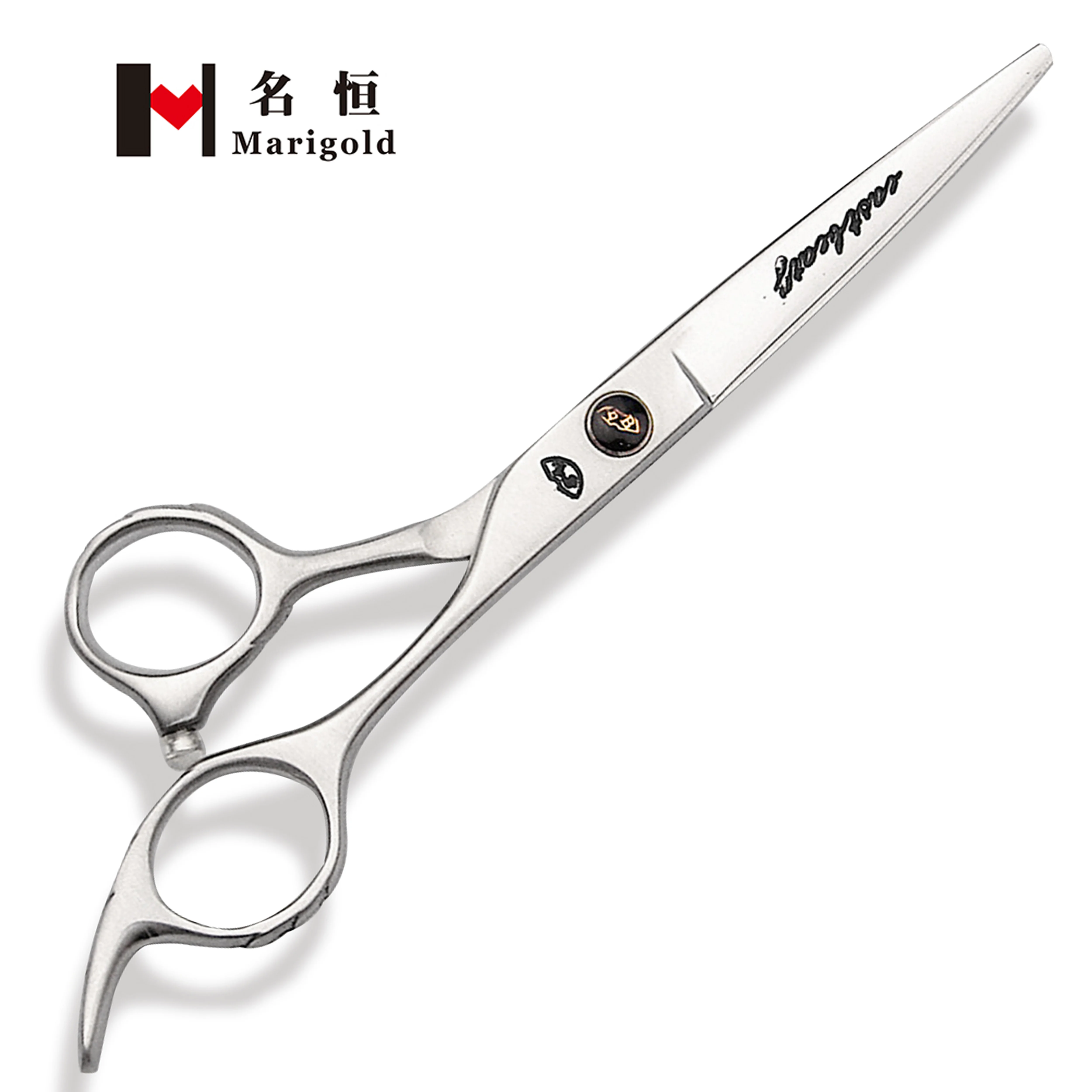 

Marigold hair scissors 440c hair scissors hair scissors cutting professional barber, Silver