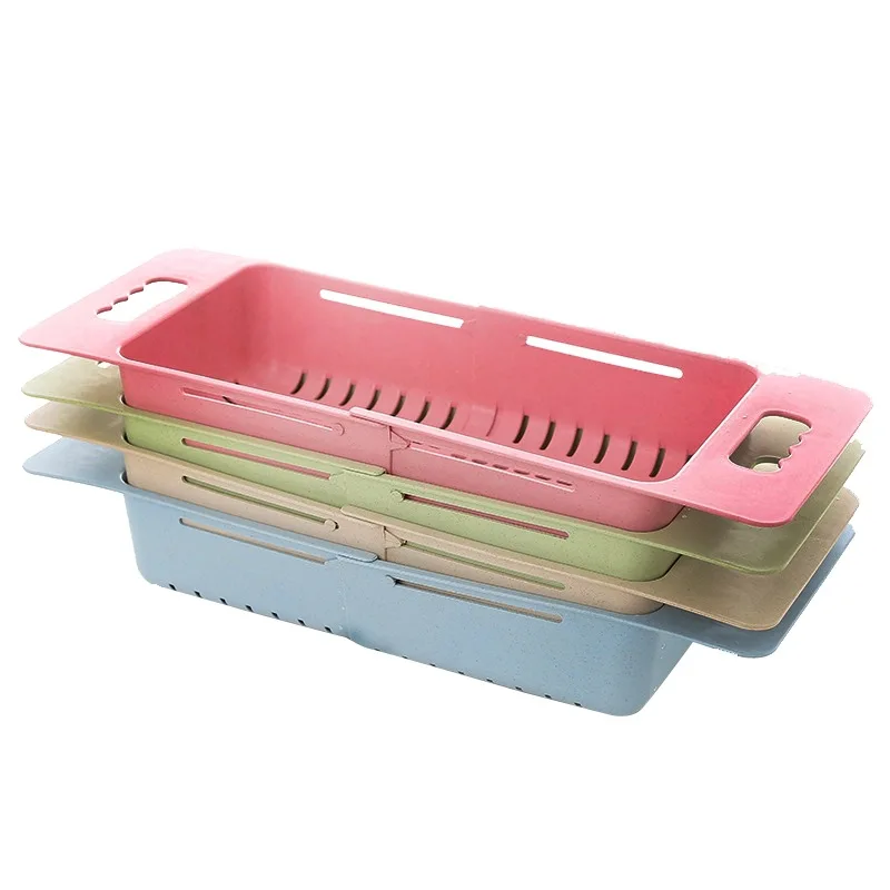 

Foldable Colander Drain Folding Baskets Collapsible Kitchen Strainer Noodles Fruit Vegetable Washing Strainers Bowls