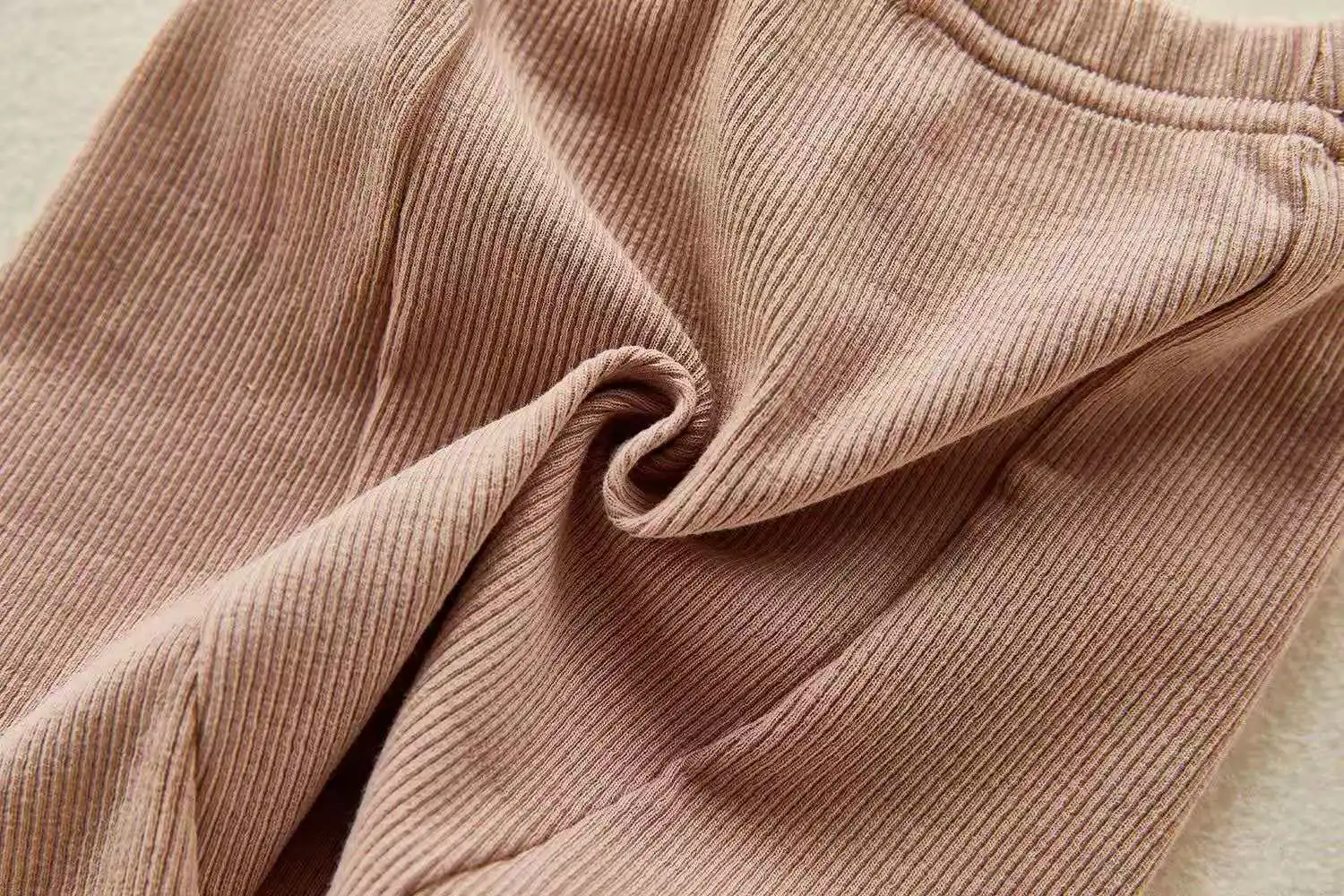 Baby leggings with high waist and big butt thread stretch pants