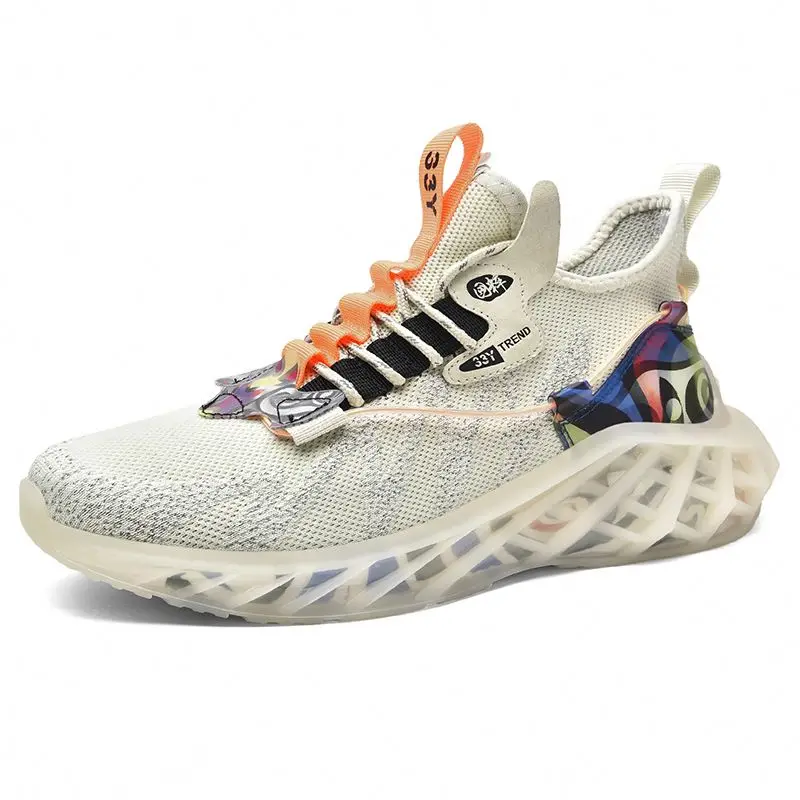 

Yeezy 350 1:1 boutique splicing Chinese style facial makeup light fashion men's sports comfortable casual shoes running MYSEKER