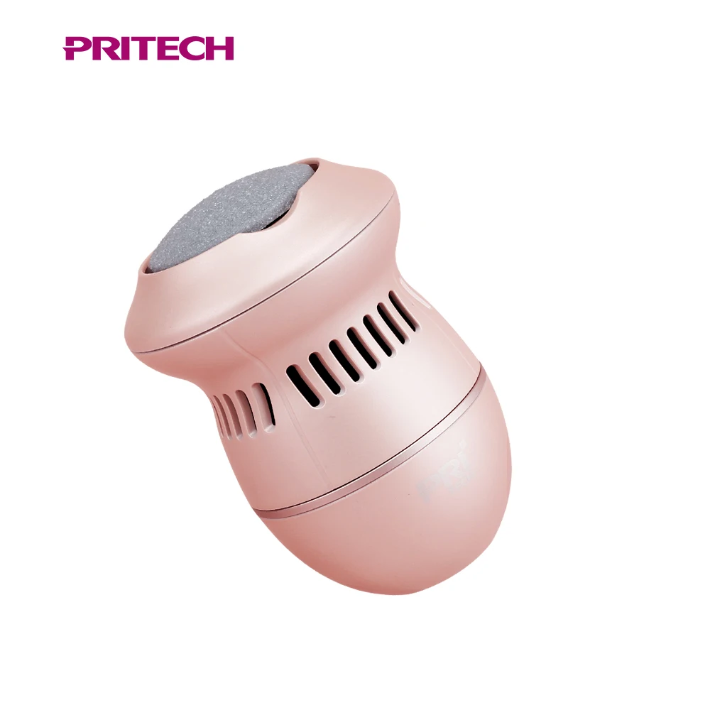 

PRITECH Gift Box Customized USB Rechargeable Electric Foot Callus Remover, Black/pink