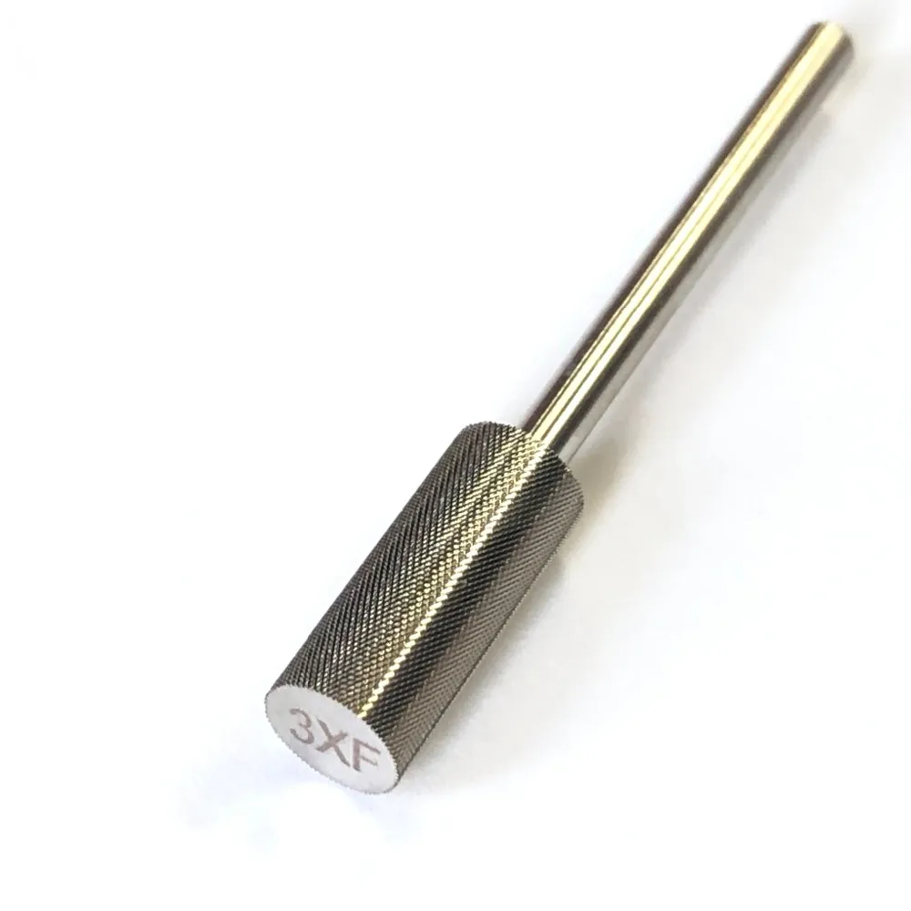 

New design Electric Nail Art Drill File Nail Drill Bits Small Barrel Bit, Silver/gold/blue