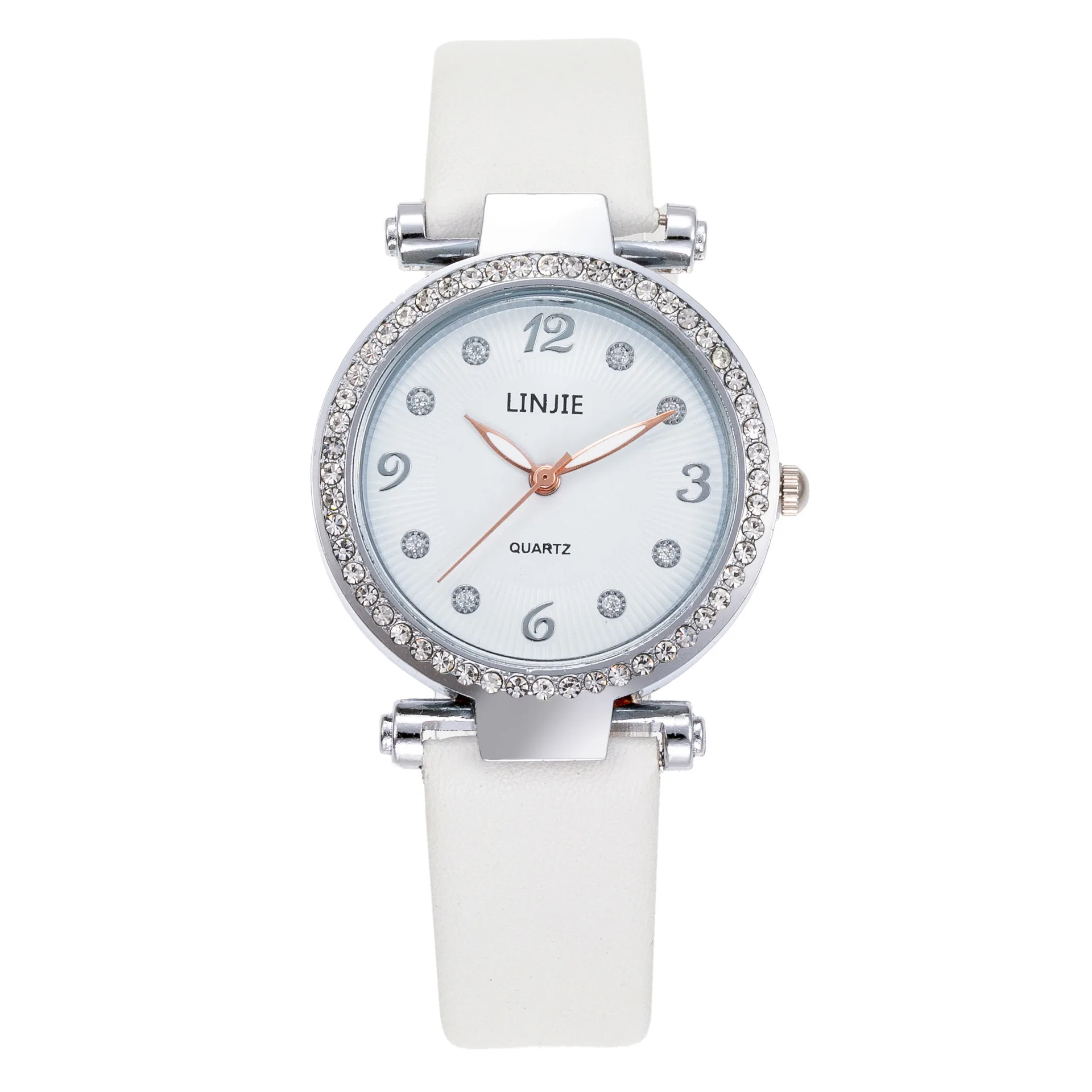 

Fashion Woman Quartz Watch Female PU Leather Elegant Ladies Watch