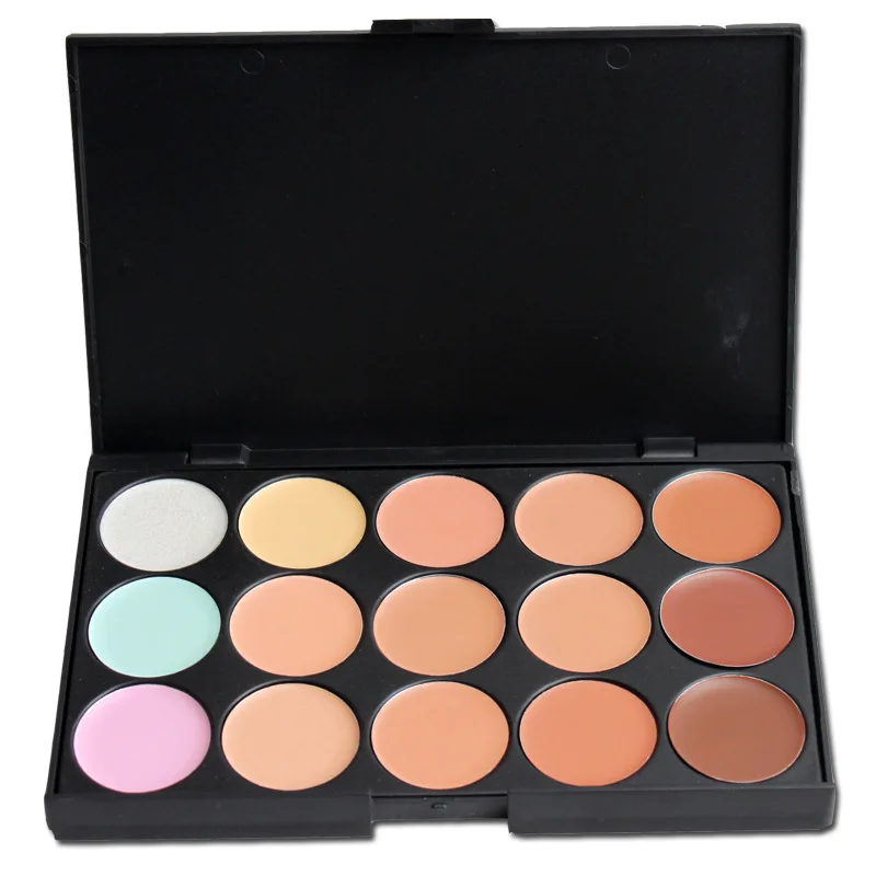 

Ready To Ship OEM 15 Colors Pro Foundation Concealer Palette, 15 colors concealer palette