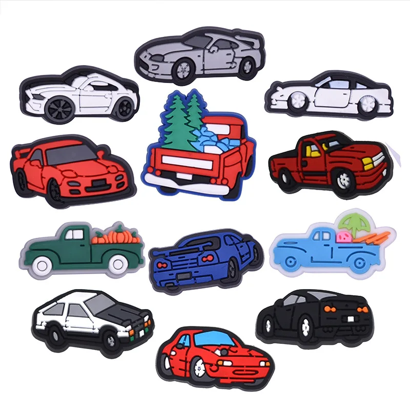 

Cartoon Car Kids Croc Charms Croc Charms Bulk Shoe Buckle Decorations Shoe Decoration Material Shoe Decoration Charms