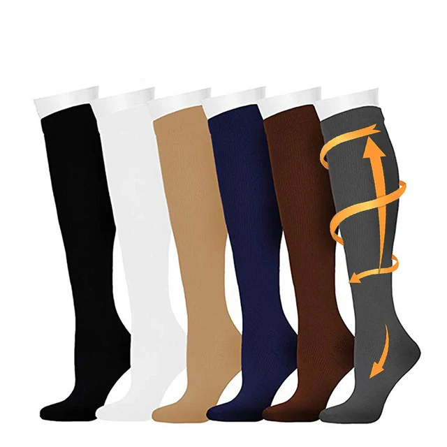 

nursing compression socks 20-30 mmhg compression socks for veins, Free