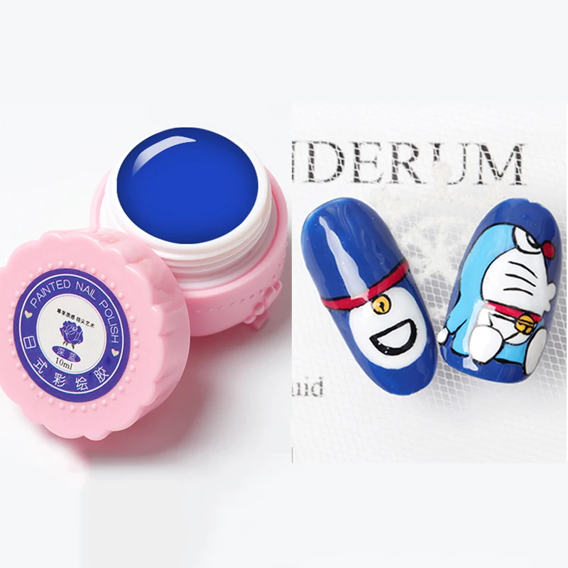 

High Quality Long Lasting Gel Painting Nail Art 10ml UV Color Painting Gel