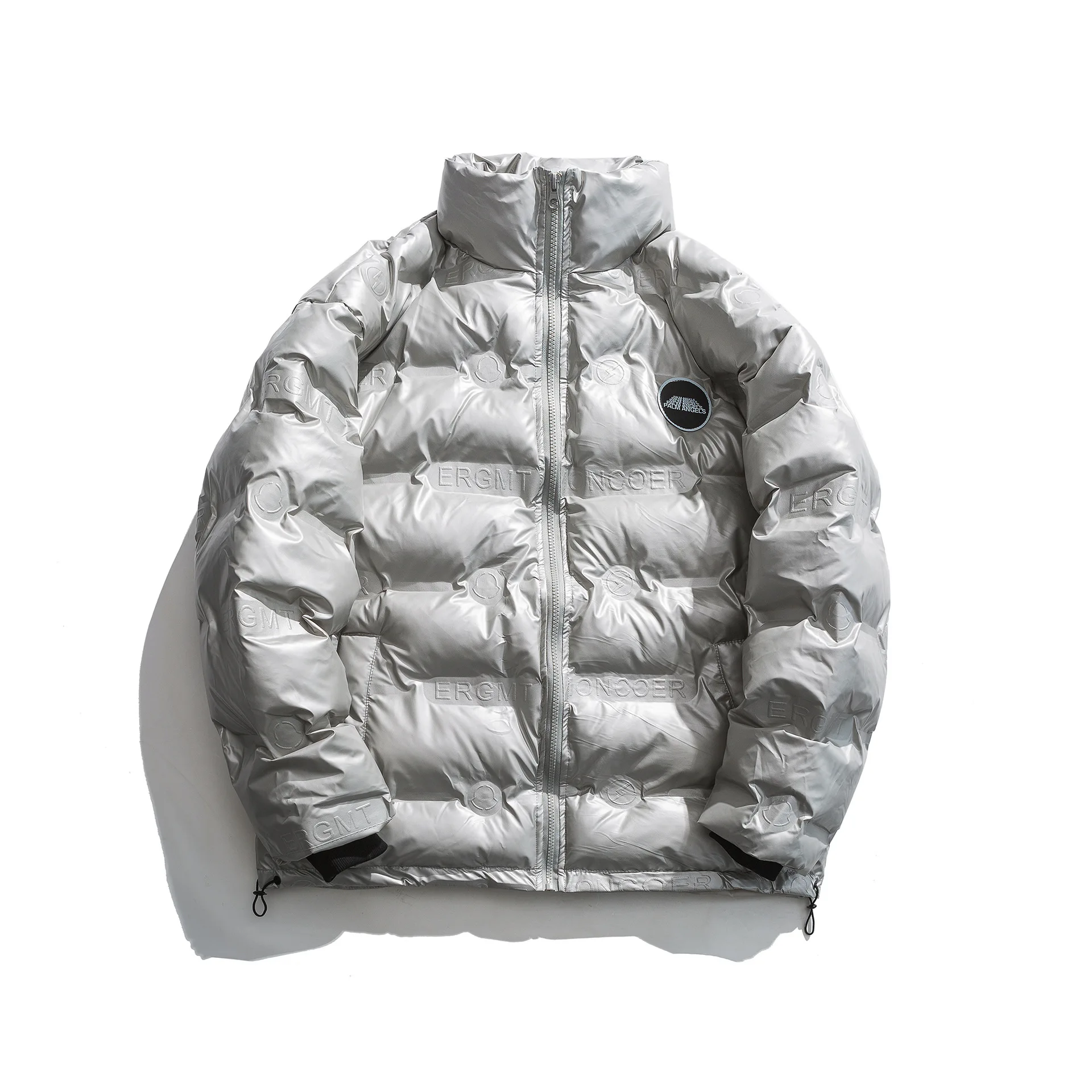 

Winter new design men's craft style warm stand collar casual cotton-padded jacket