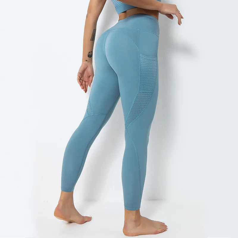 

Factory fitness dropship crunch gym women laces high sports leggings yoga pants, Custom colors