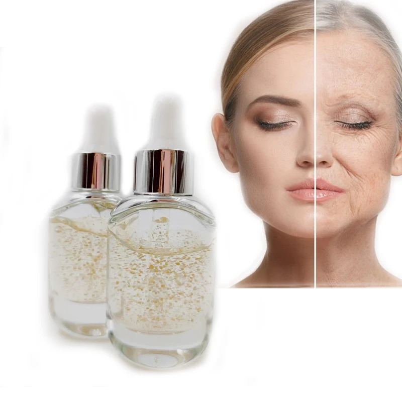 

Skin Care Vitamin C Serum With Hyaluronic Acid Anti Aging Serum, Gold