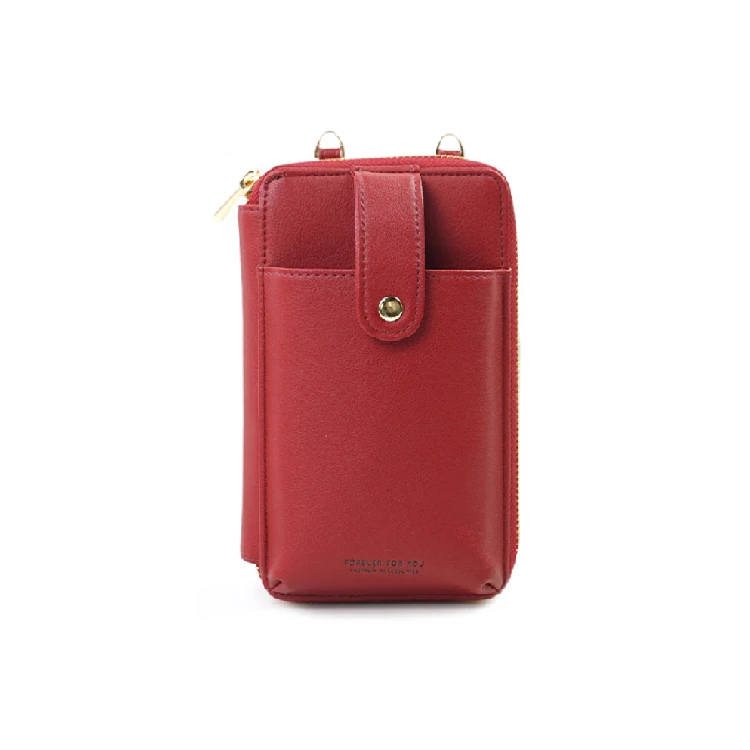 

Guangzhou Factory Wholesale Ladies Credit Card Purse Multifunctional Phone Case Wallet PU Leather Crossbody Handbags For Women