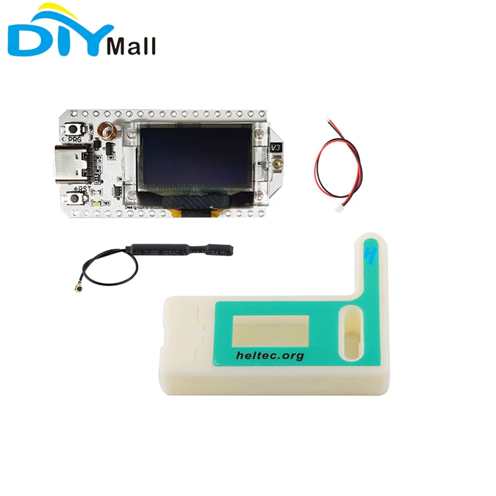 Meshtastic LoRa 32 V3 Node Development Board HTIT-WB32LA_V3 LoRa32 SX1262 Wifi BLE 0.96 inch OLED Display Kit  Lora Shell Case