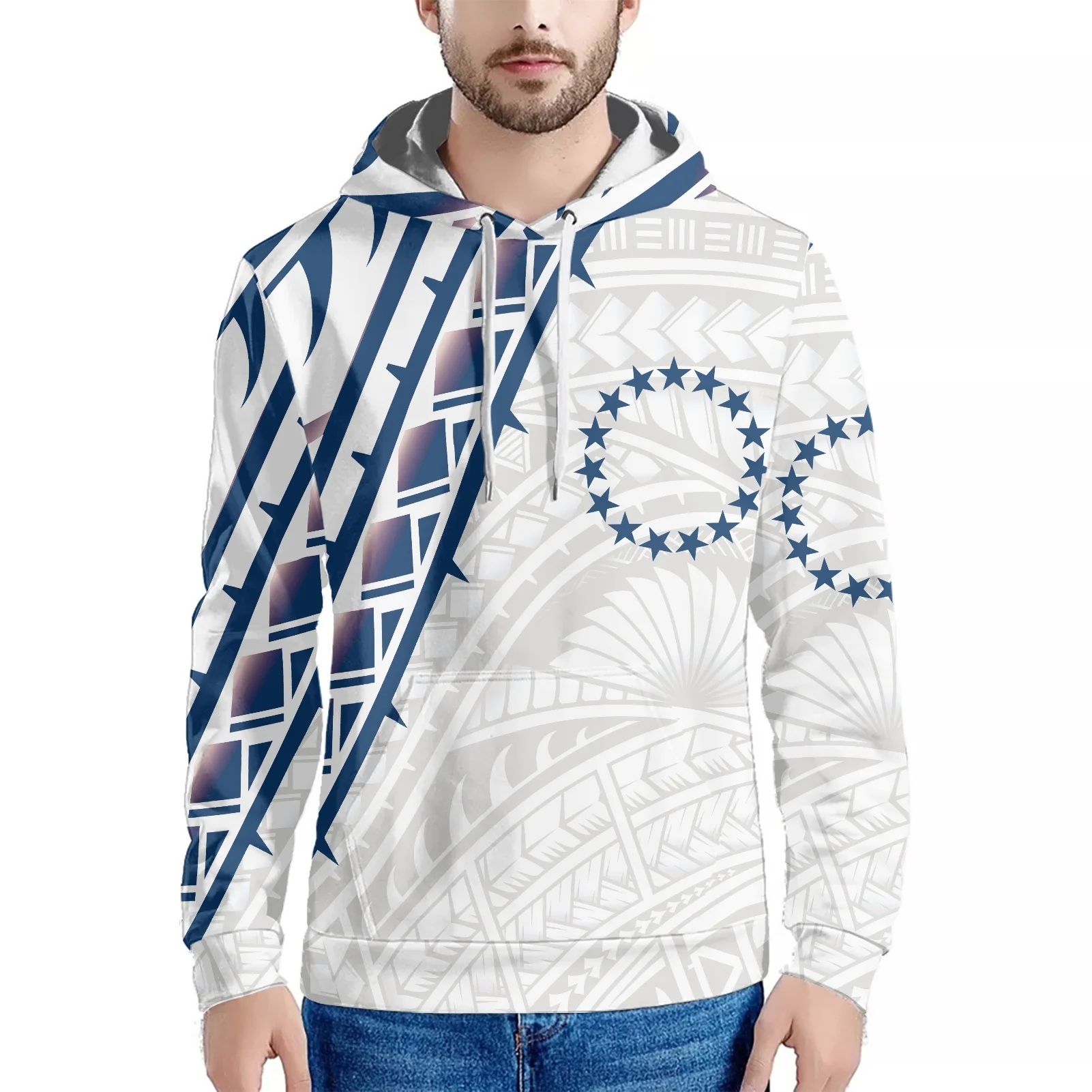 

Custom Design High Quality Polynesia Tonga Men's Hoodies, Red