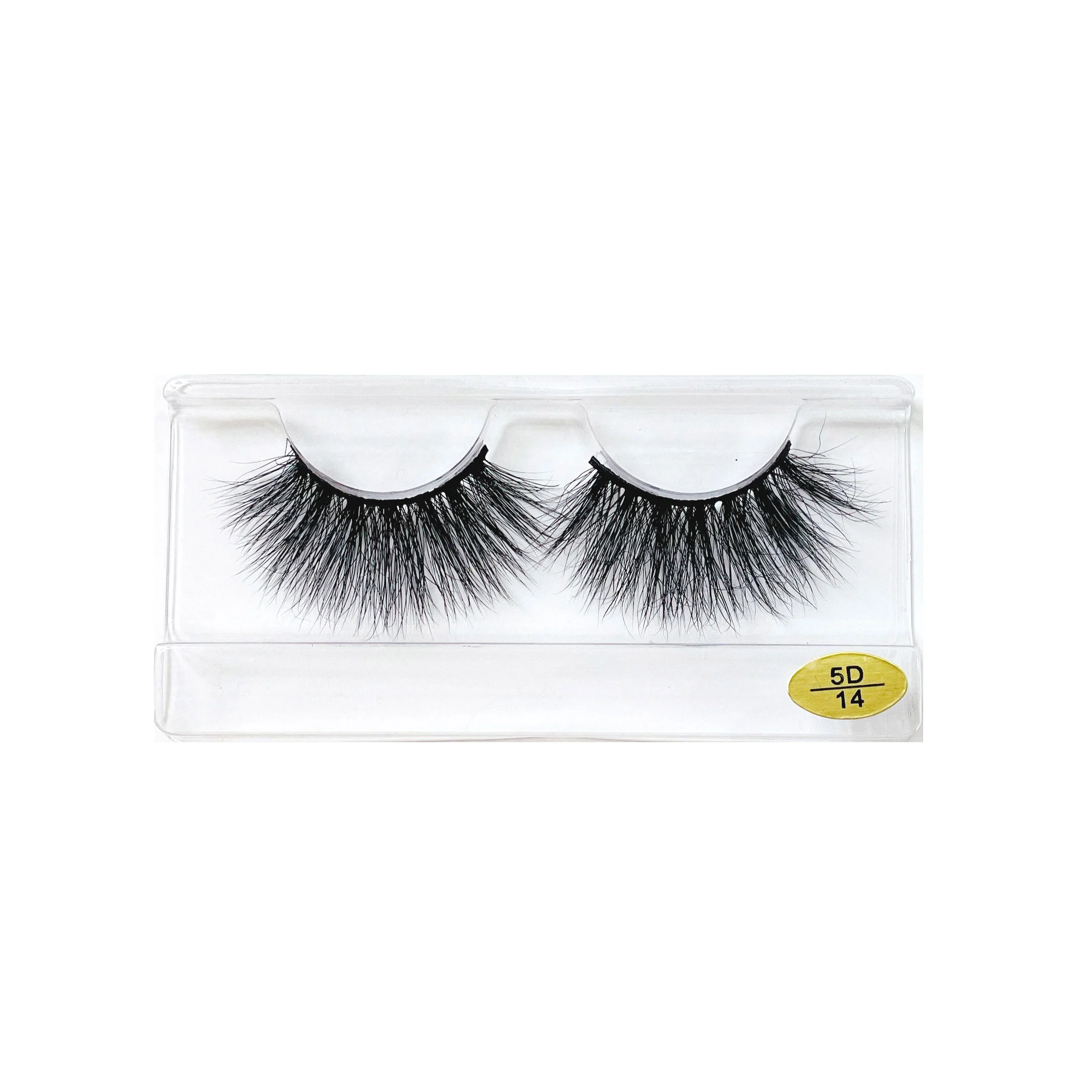 

top quality bulk custom 5d black false eyelashes and packaging