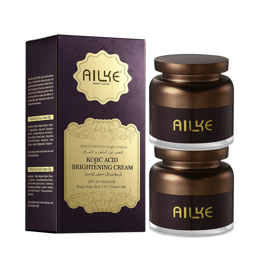 

AILKE Dark Spots Removal Face Care Cream with SPF 2 in 1 Set Kojic Acid Face Creams for Women