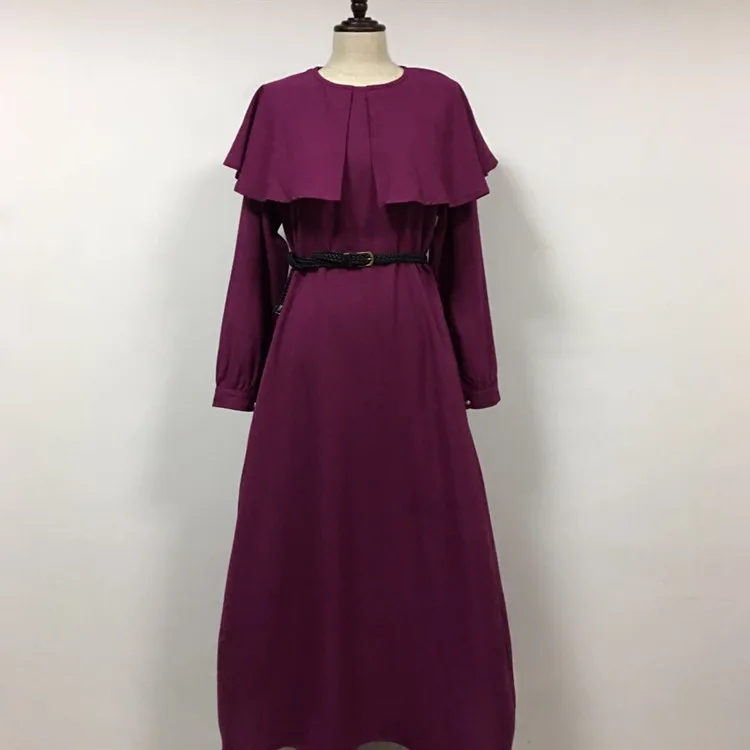 

2021 Hot Arab Long Maxi Prayer dress Muslim Kimono Dresses Abaya Islamic Clothing Muslim Plus Size Dress For Women, Customized color