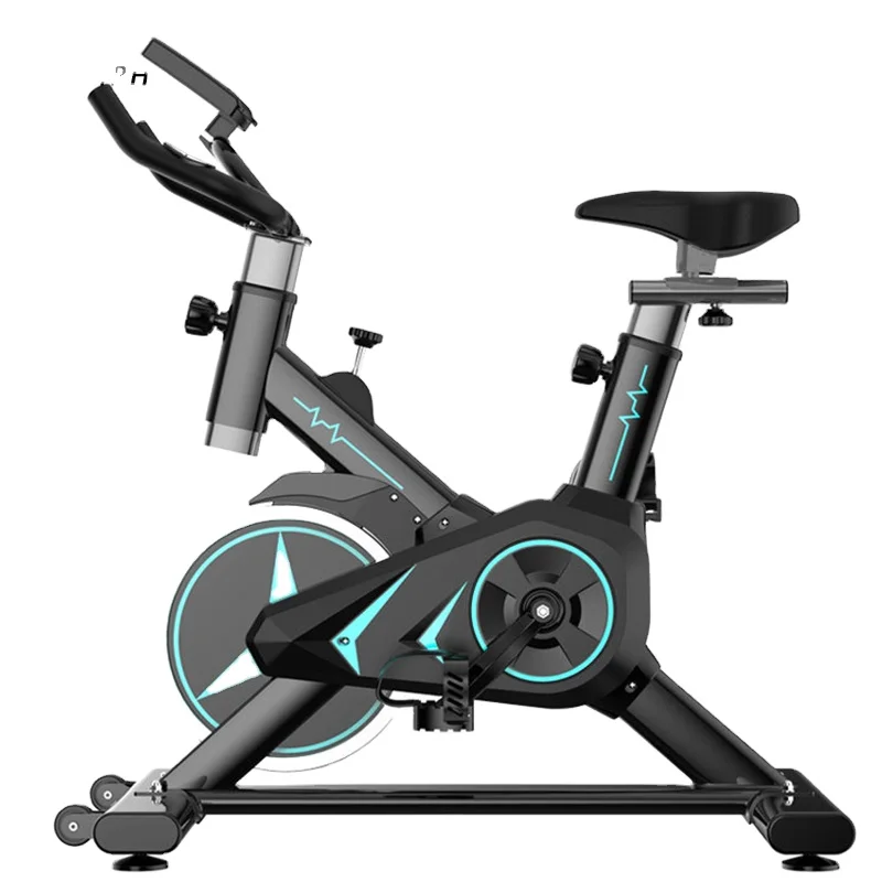 

new arrival 2021 hot selling bike per spinning fitness spinning bike for home use spin bike for home use brake pad resistance, Black