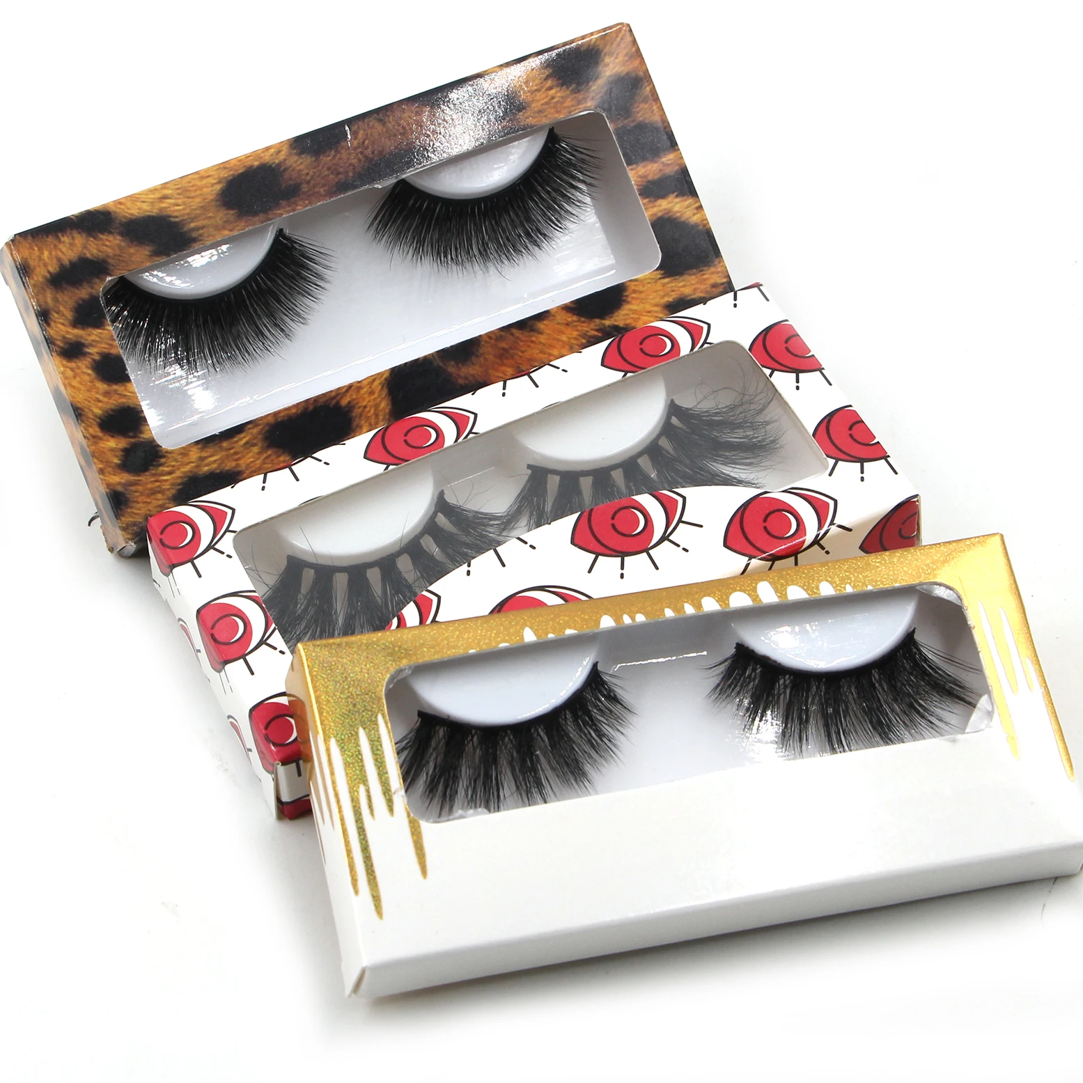 

False Lash Packaging Box No Logo Short Natural Lashes