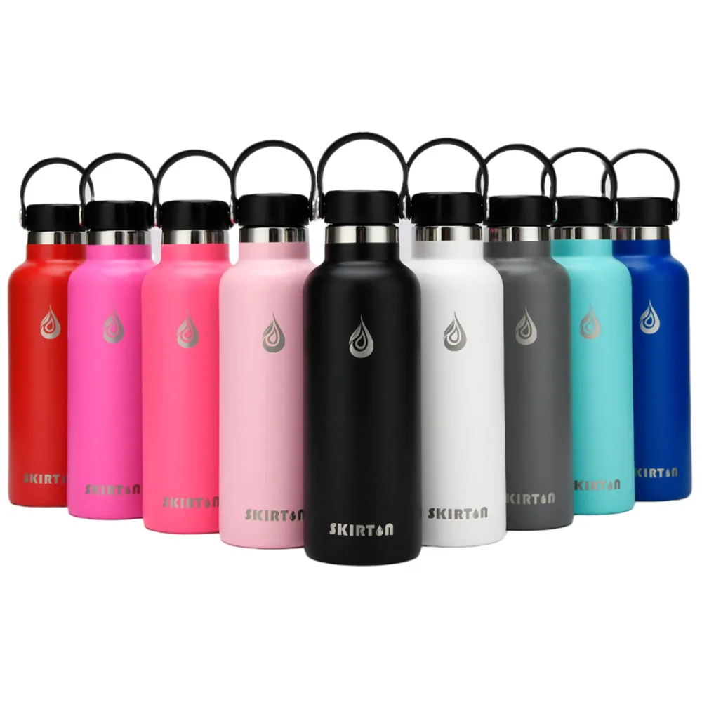 

custom logo double wall stainless steel vacuum insulated bicycle water bottle Food Grade bike, Customized color