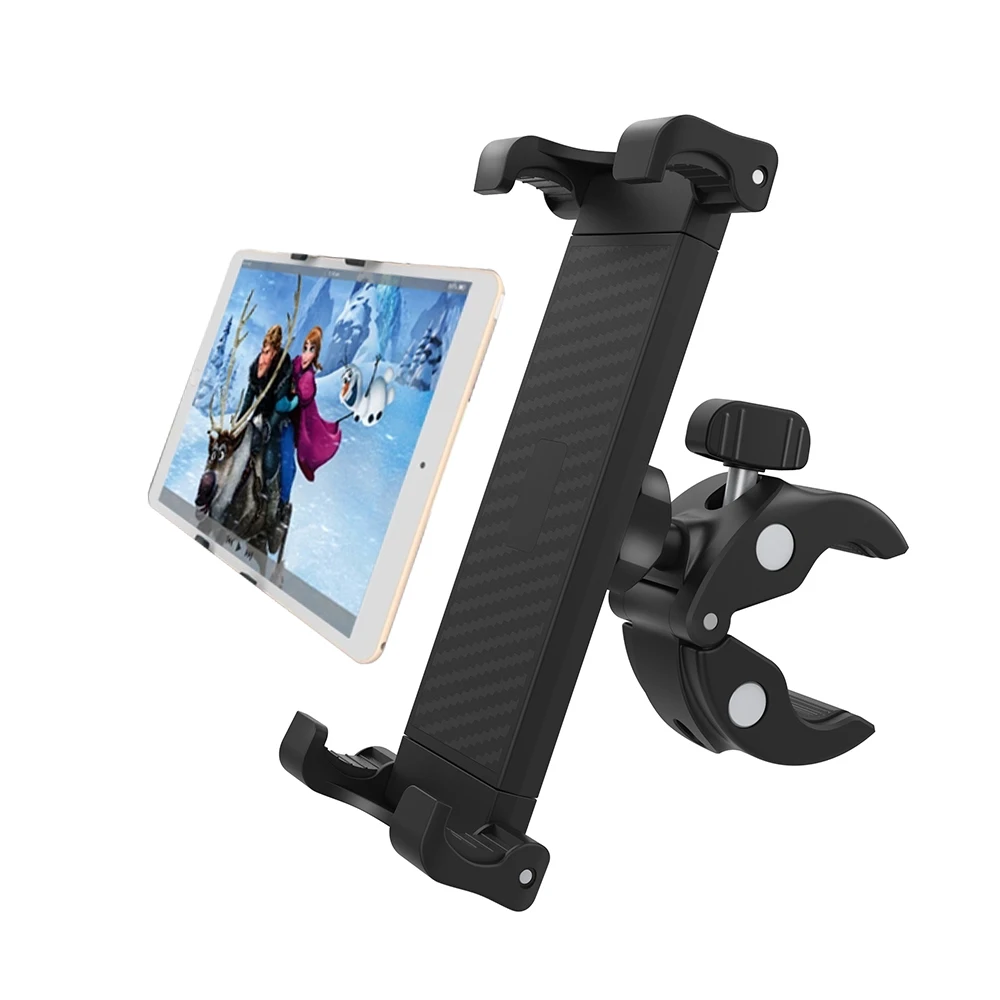 

Universal Bigger Motorcycle Bicycle Golf Escooter Hospital Tablet Holder Mount Rugged Vertcial Mounting Bracket for Big Tablets