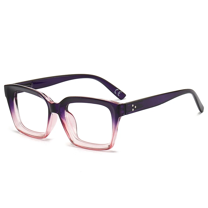 

2023 New Square Reading Glasses Men Women Eyeglasses Frame Fashion Presbyopia Eyeglasses Diopter +1.0 1.5 2 2.5 3 3.5 4