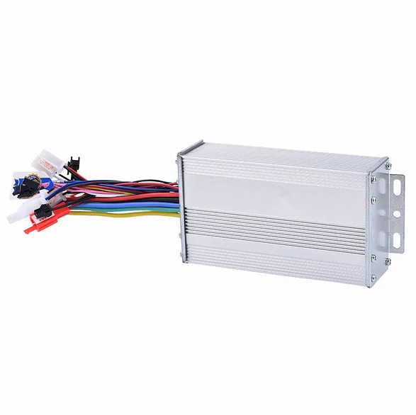 

36V 48V 1000W Electric Scooter Tricycle ebike Controller 36 48 Volt 1000 Watts Brush DC Motor e-scooter Controller Throttle, Silver
