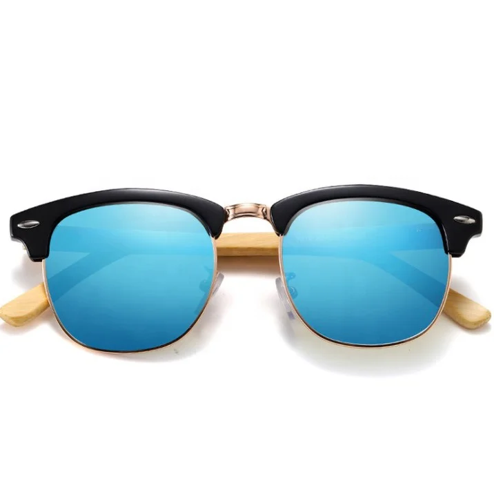 

Wood Frame Sunglasses Polarized Bamboo Square Sun Glasses Shades for Men 2021