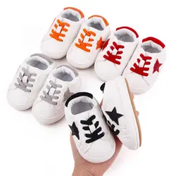 0-1 year old soft sole baby shoes fashion star cas