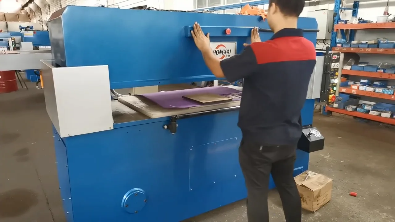 Hydraulic Precision Eva Slipper / Shoe Insole Die Cutting Press Machine