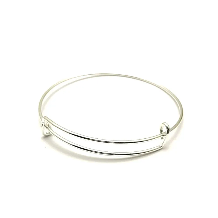 

Wholesale Disc Knot Cheap Plain Alex Cuff Wire Customized Bangle Adjustable Jewelry, Silver,gold or custom