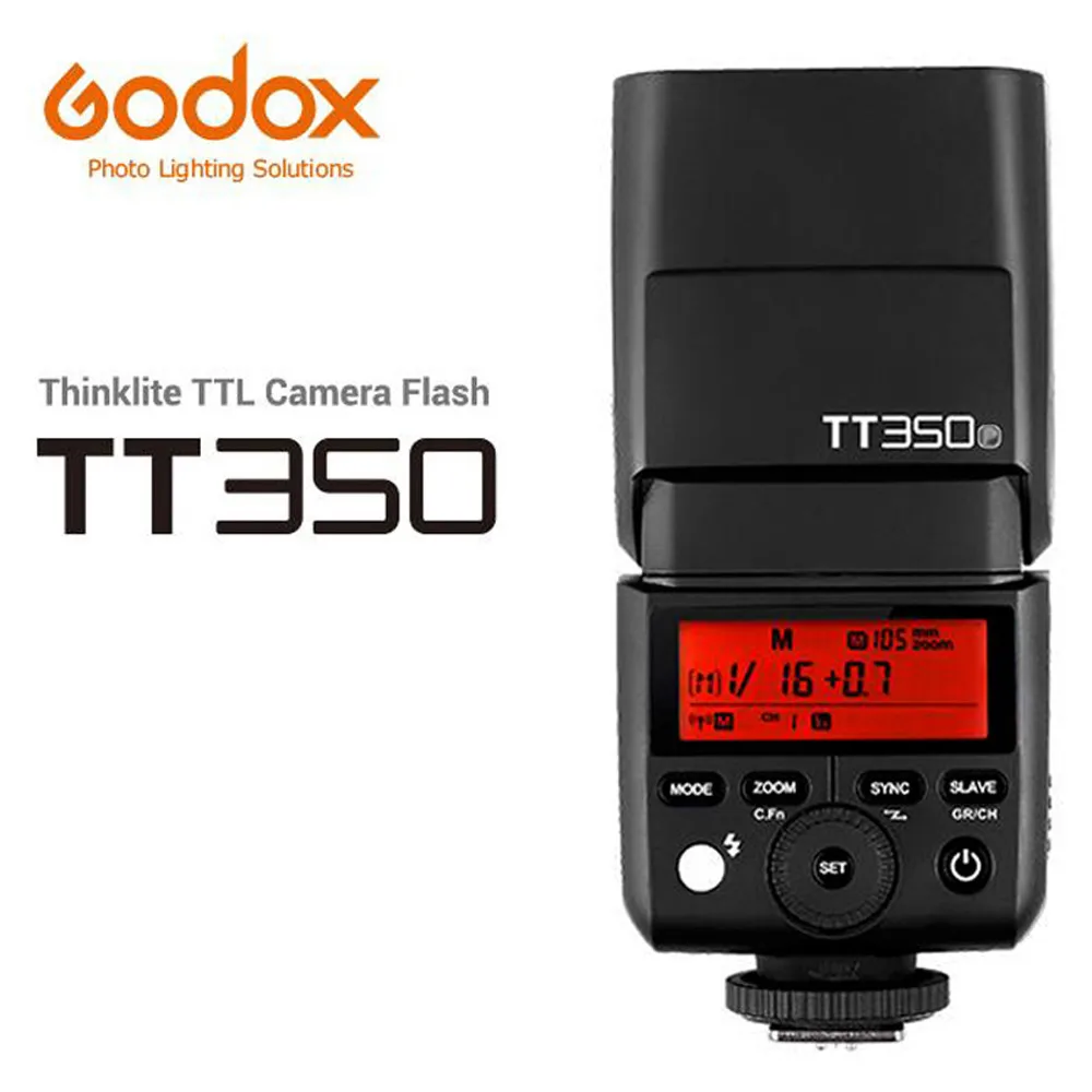 

Godox Mini Speedlite TT350C TT350N TT350S TT350F TT350O TT350P Camera Flash TTL HSS for Canon Nikon Sony Fuji Olympus Pentax