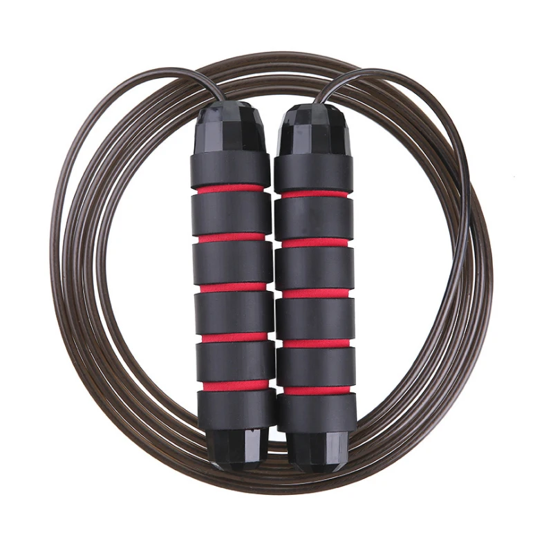 

Weight-Bearing Fitness Skipping Rope Without Winding With Ball Bearing Fast Jump Rope Foam Handle Skip Rope, Black, blue, green, red etc.