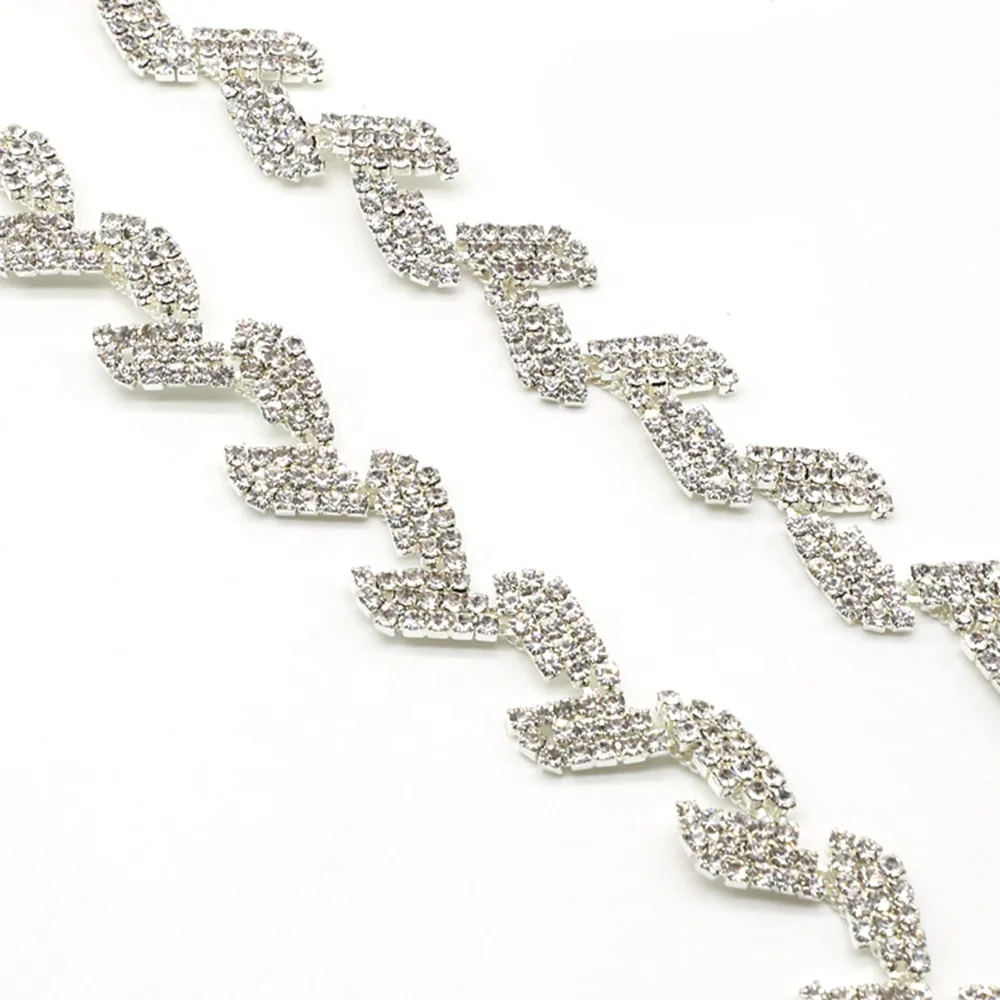 

Wholesale clothing accessories diamond chain wedding party costume rhinestone drill chain
