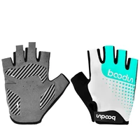 

New Fashion Custom Half finger bike gloves sport racing man cycling gloves