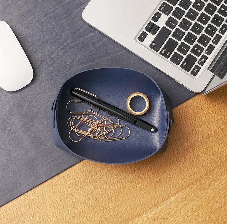 

Nordic style new leather foldable household goods storage box bag, Customized color