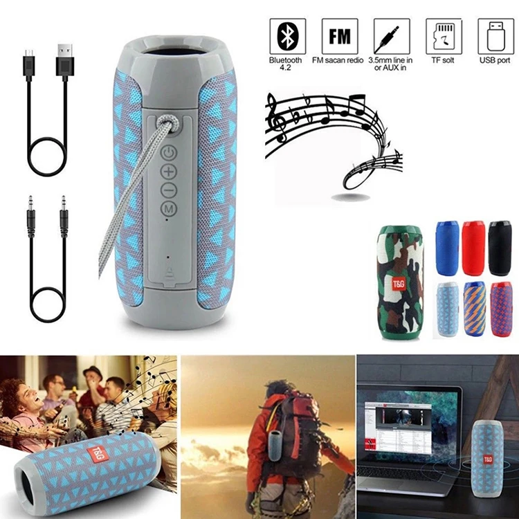 Factory directly sales TG117 USB Player Waterproof Bluetooths Speaker Super Bass - ANKUX.COM