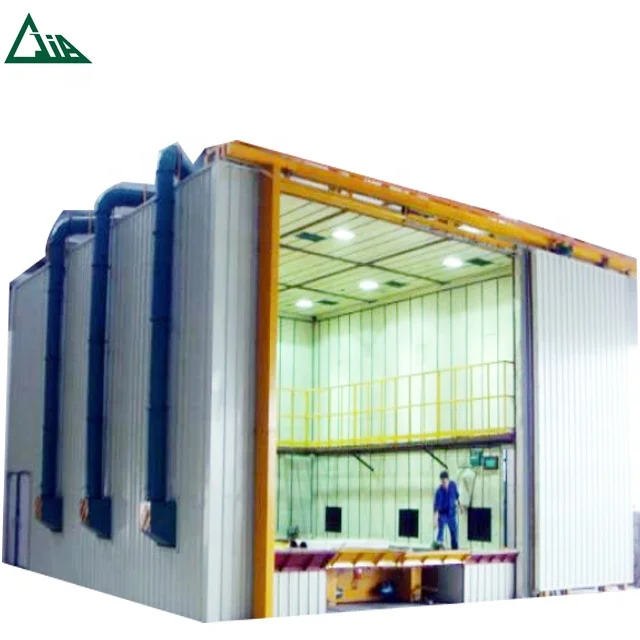 
Powerful excellent performance Q26 semi-automatic shot blasting room/container sandblasting room 