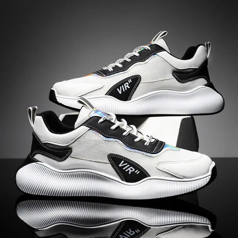 

2021 Style Men Running Shoes men sneakers Lace Up Athletic male luxury sports Shoes Comfortable Light Soft men shoes sneakers