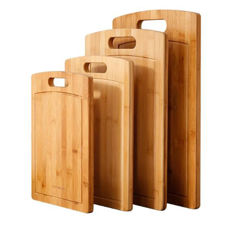 

Wholesale rectangle Bamboo Cutting Board Extra Large and Thick Chopping Board Kitchen Accessories For Home Restaurant, Natural bamboo color