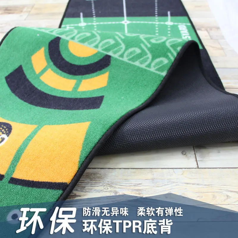 
,HIgh quality custom printing carpet golf putter mat 
