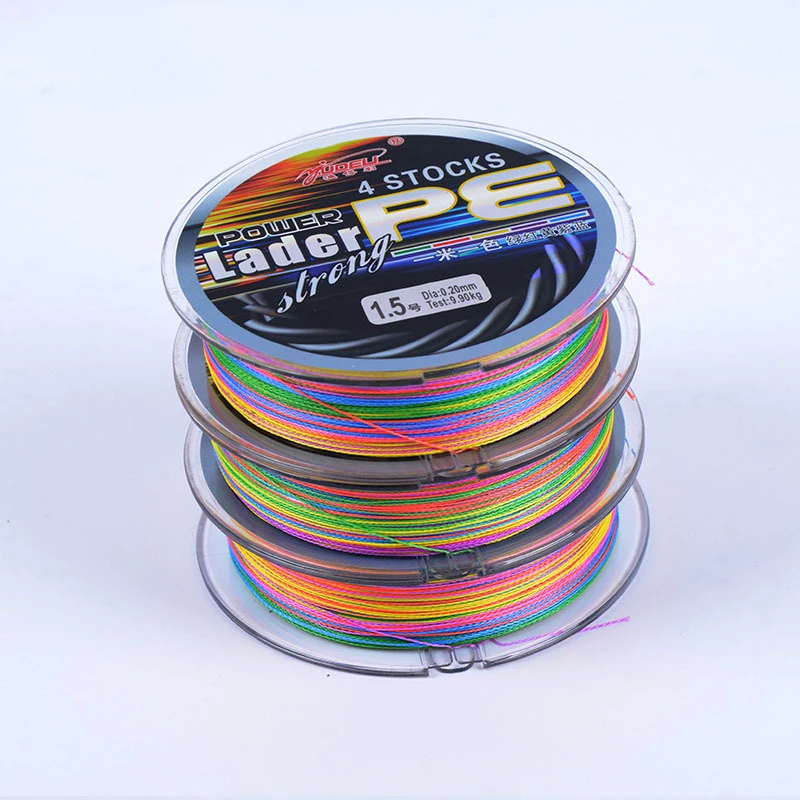 

Popular Strong Low Absorption 100M Colour Briaded Fishing Lines For Sale, Customizable