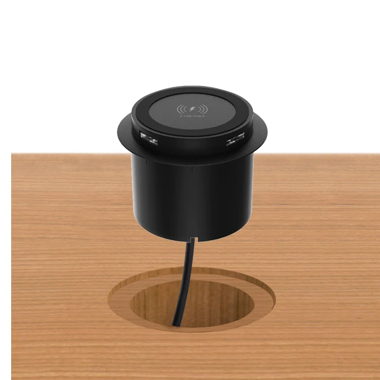 

Furniture Table Embedded Qi Wireless Charger Pad for Mobile Phone Wireless Charger, 12v black wireless charger