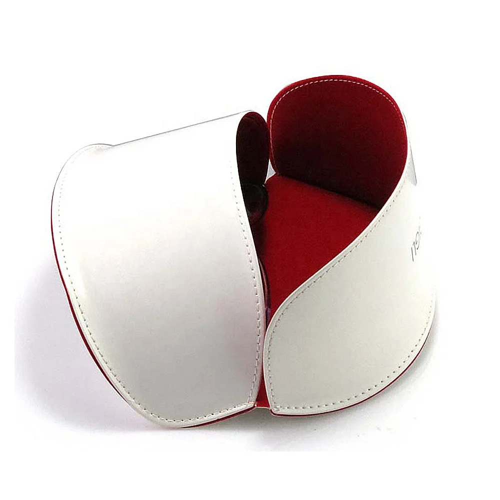 

Hot Sale High Quality Portable Soft White PU Sunglasses Pouch Case