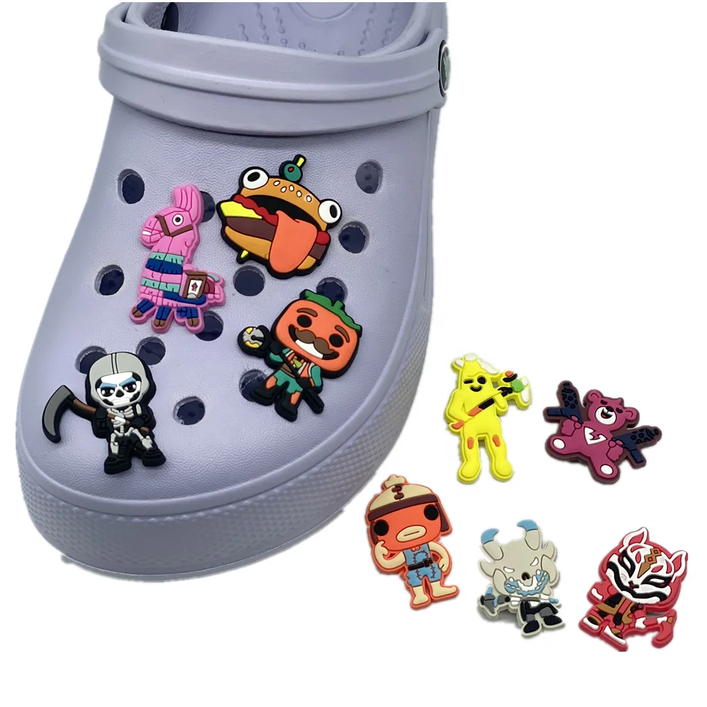 

cartoon style Soft PVC shoe charms Clog shoe decorations for gift croc charm shoe decoration