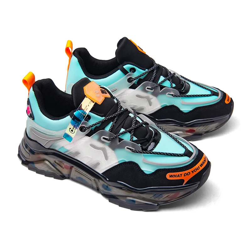 

Men's fashion sneakers Customized Suppliers Will Directly Sell Men's Customized OEM Leisure Running Shoes And Sports Shoes, Grey,cyan