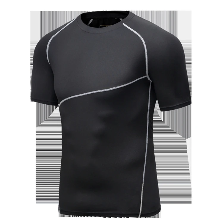 

2021 new fashion men fashion shirt High Quality Workout t shirt men Sports Gym Fitness men dress shirt